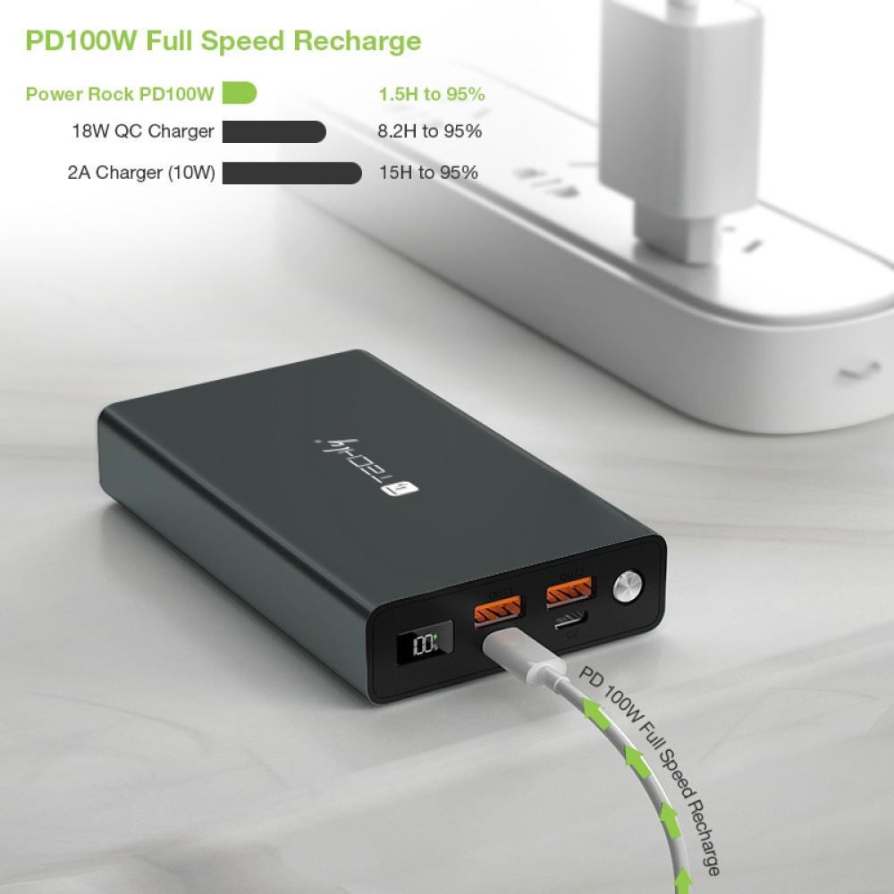 Techly I-CHARGE-30A-100W power bank Lithium Polymer (LiPo) – image 4