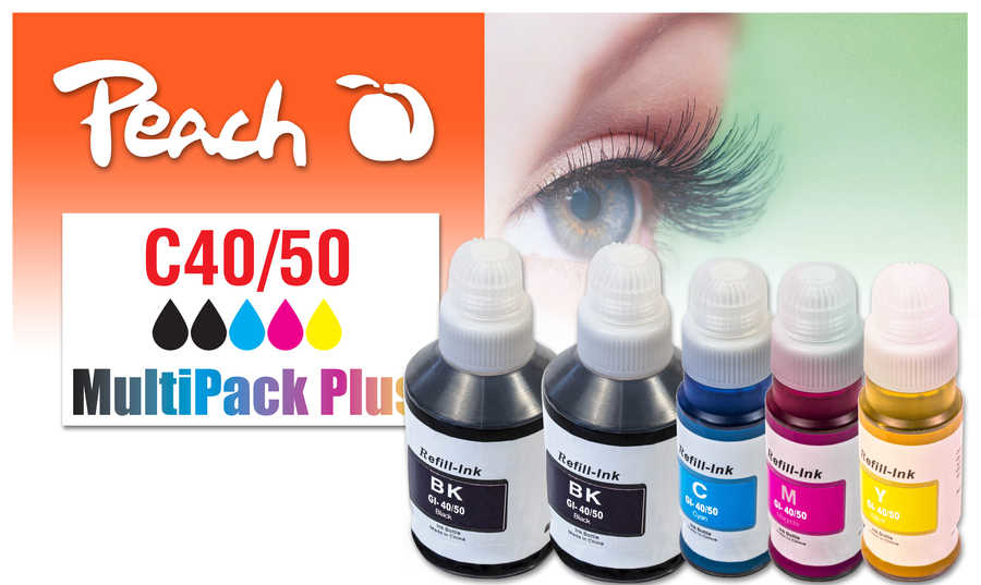 Peach 321341 ink cartridge 5 pc(s) Compatible Standard Yield Black, Cyan, Magenta, Yellow