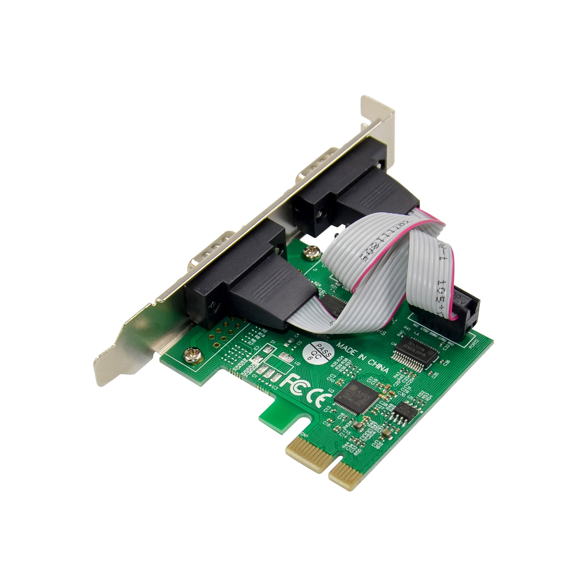 InLine Interface Card 2x Serial 9 Pin PCIe (PCI-Express) – image 2