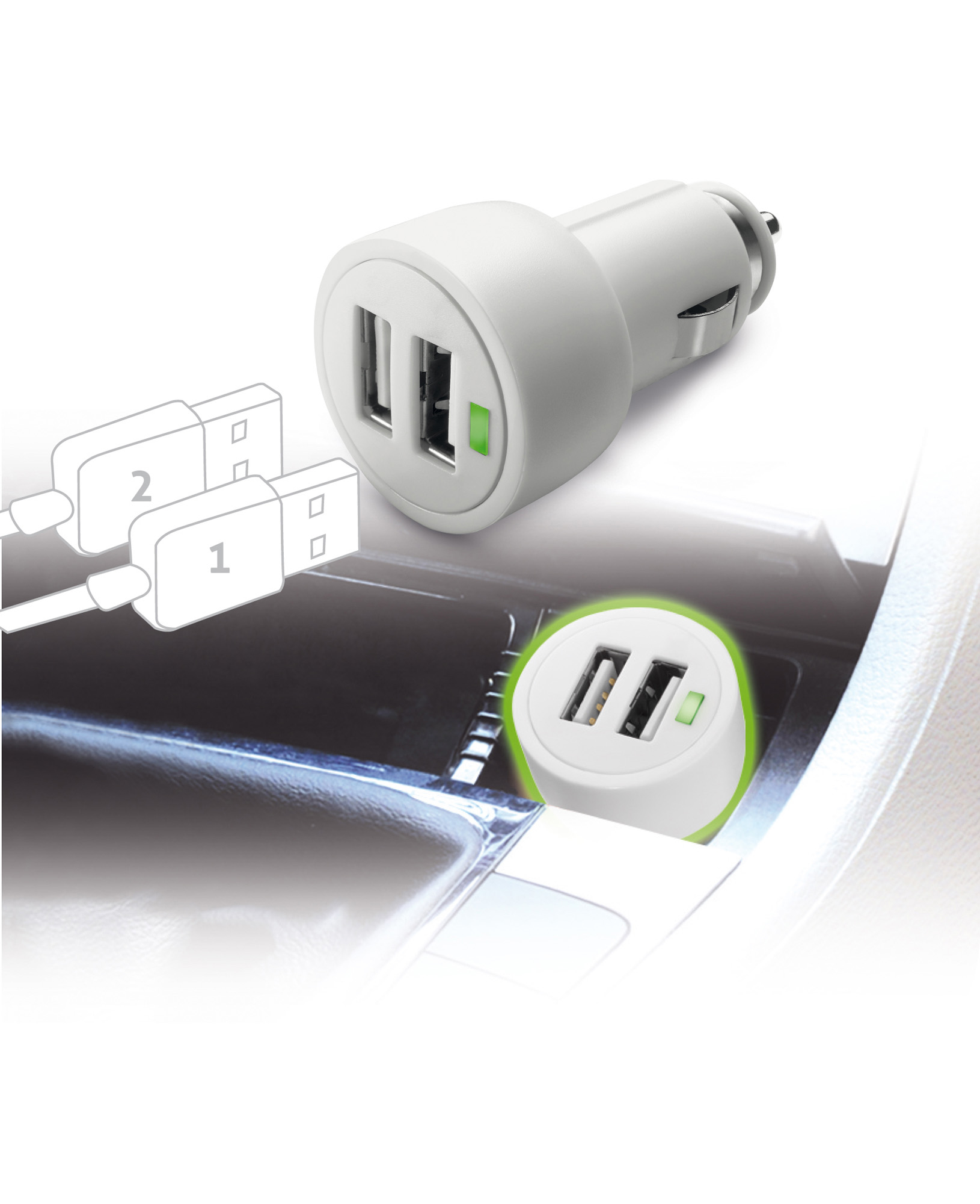 Cellularline USB Car Charger Dual Ultra – image 5