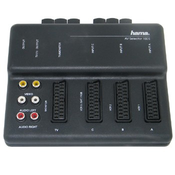 Hama F3042945 video switch SCART
