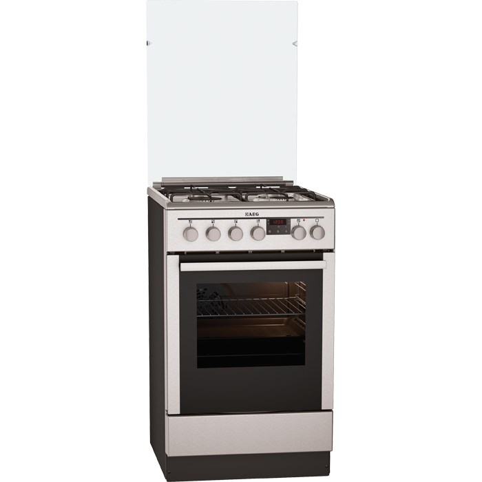 AEG 47395GM-MN cooker Freestanding cooker Electric Gas Stainless steel