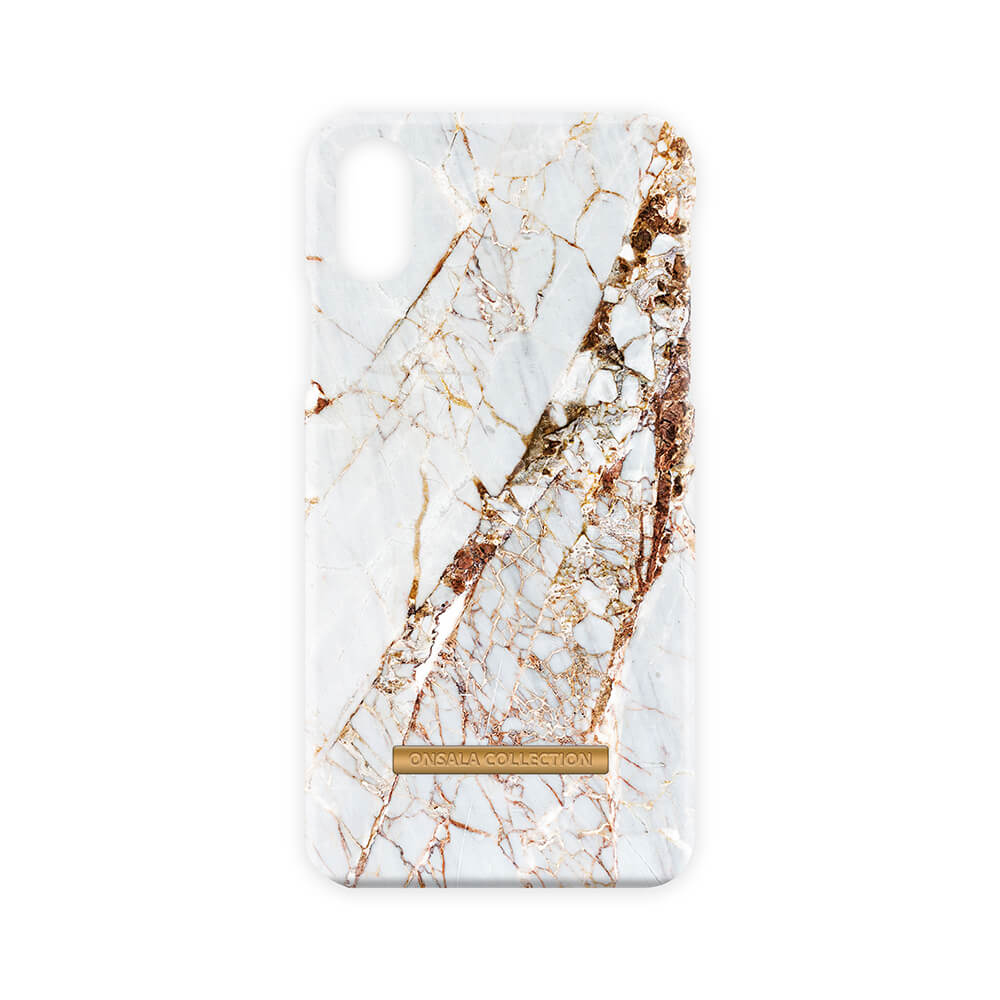 Onsala Soft White Rhino Marble iPhoneX/Xs