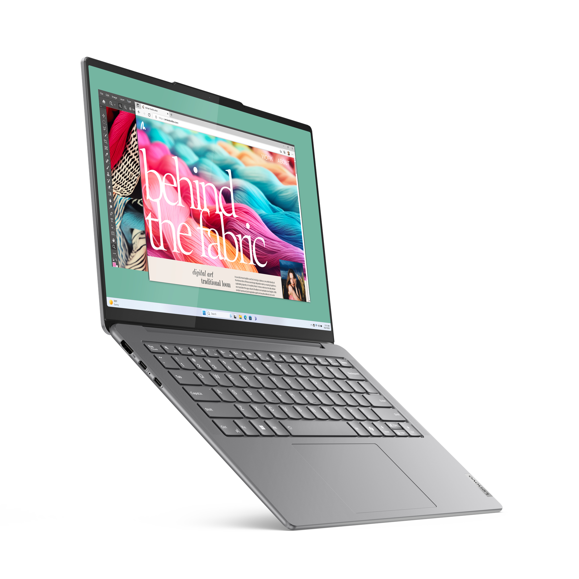Portátil - Lenovo Yoga Slim 7 14IMH9, 14" WUXGA OLED, Intel® Evo™ Edition Core™ Ultra 155H, 32GB RAM, 1TB SSD, Arc™ Graphics, Windows 11 Home - imagen 15
