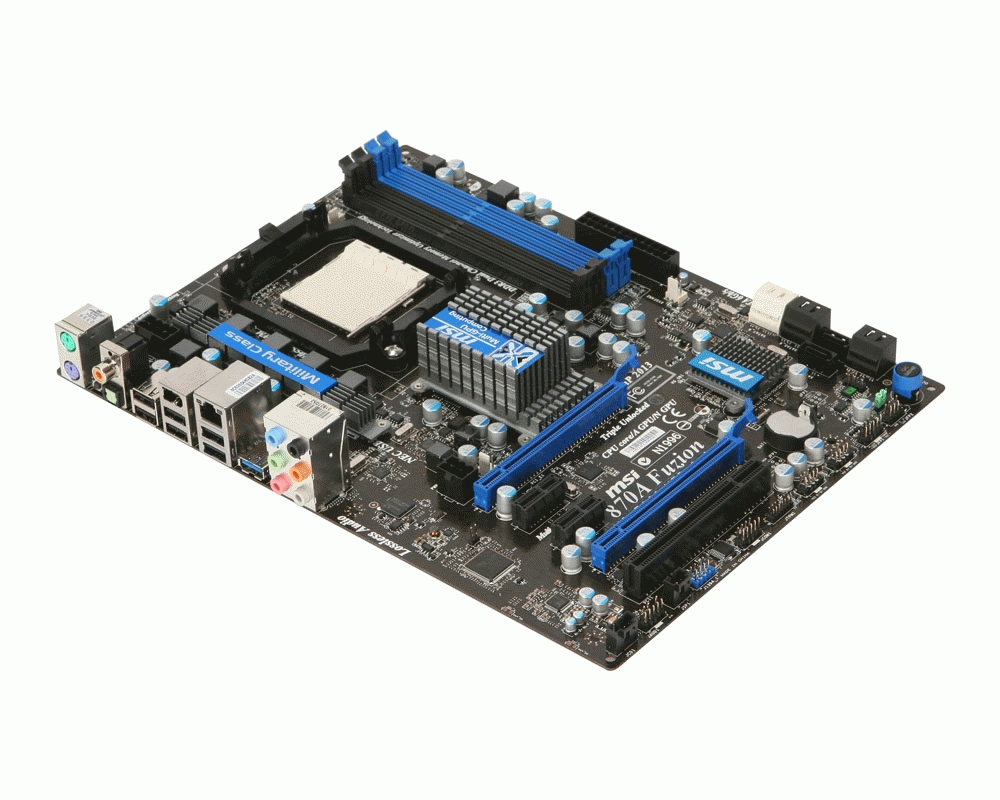 MSI 7660-020R motherboard AMD 770 Socket AM3 ATX – image 2