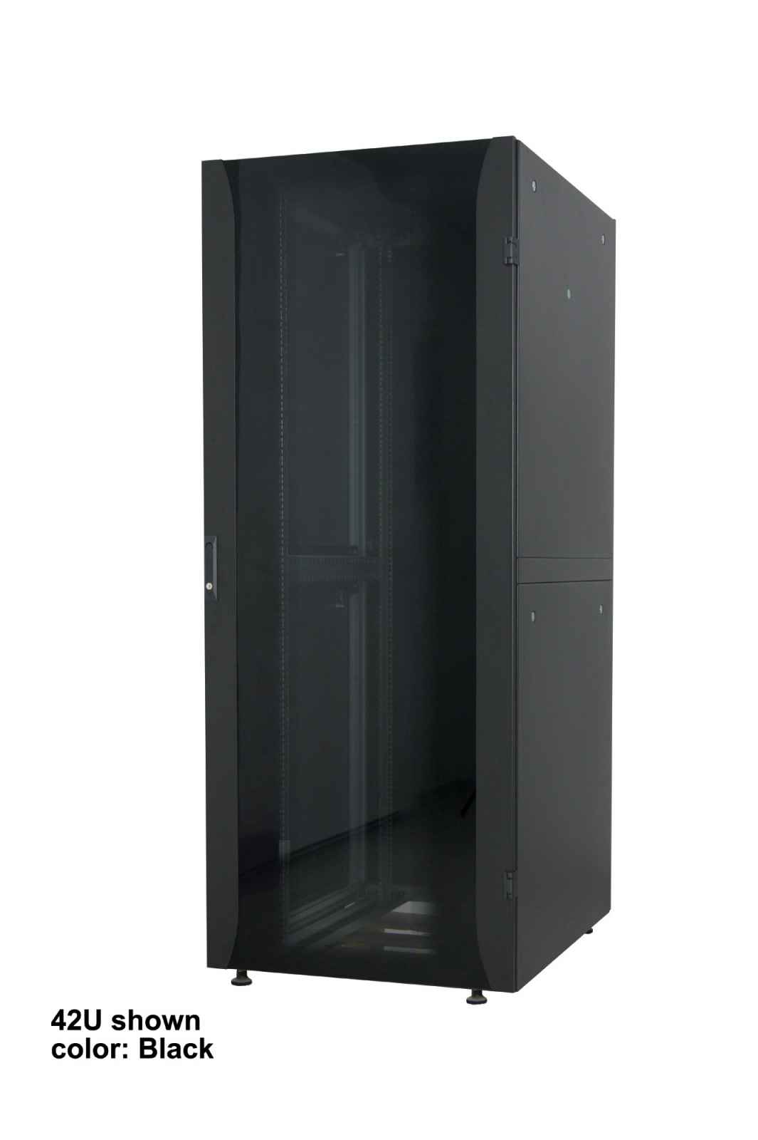 Intellinet 19" Network Cabinet - Free Standing (Premium), 32U, 600x800mm (width x depth), Grey, Flatpack, Max 2000kg, Multi-Point Door Lock, Split Side Panels (Two Locks Per Side), Usable Depth 129 to 629mm, IP20 rated, Rack, Aluminium