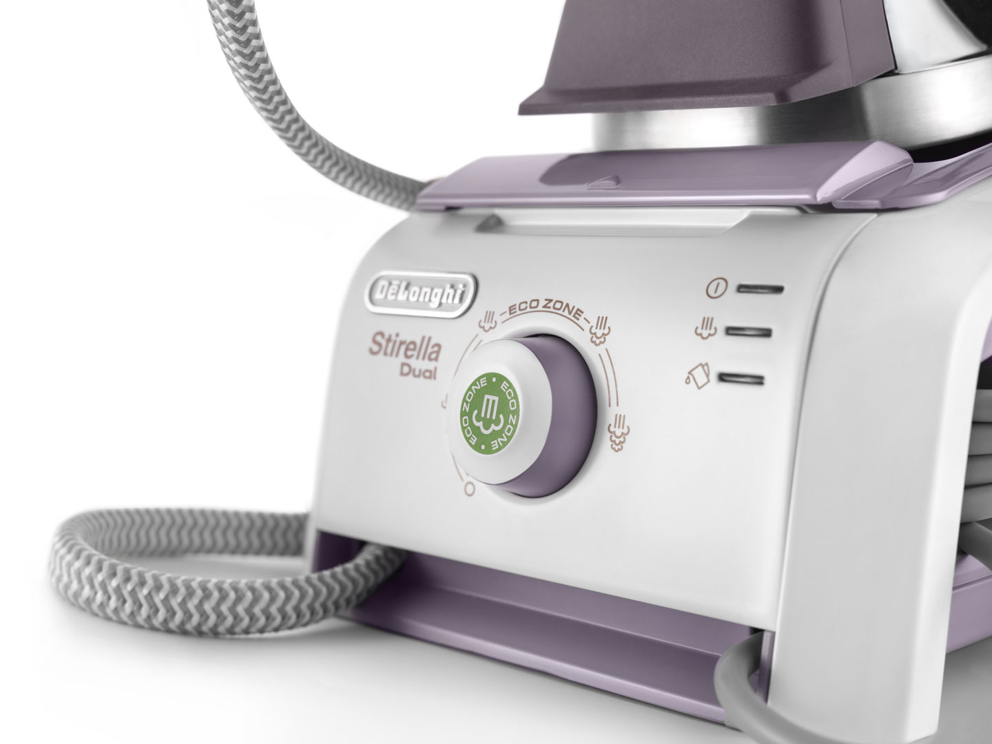 De’Longhi VVX1645 800 W 0.8 L Ceramic soleplate Lilac, White – image 2