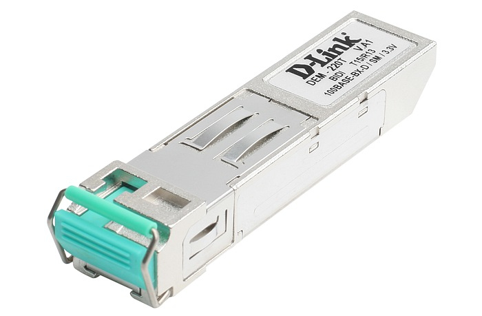 D-Link DEM-220T network transceiver module Fiber optic 100 Mbit/s SFP 1550 nm