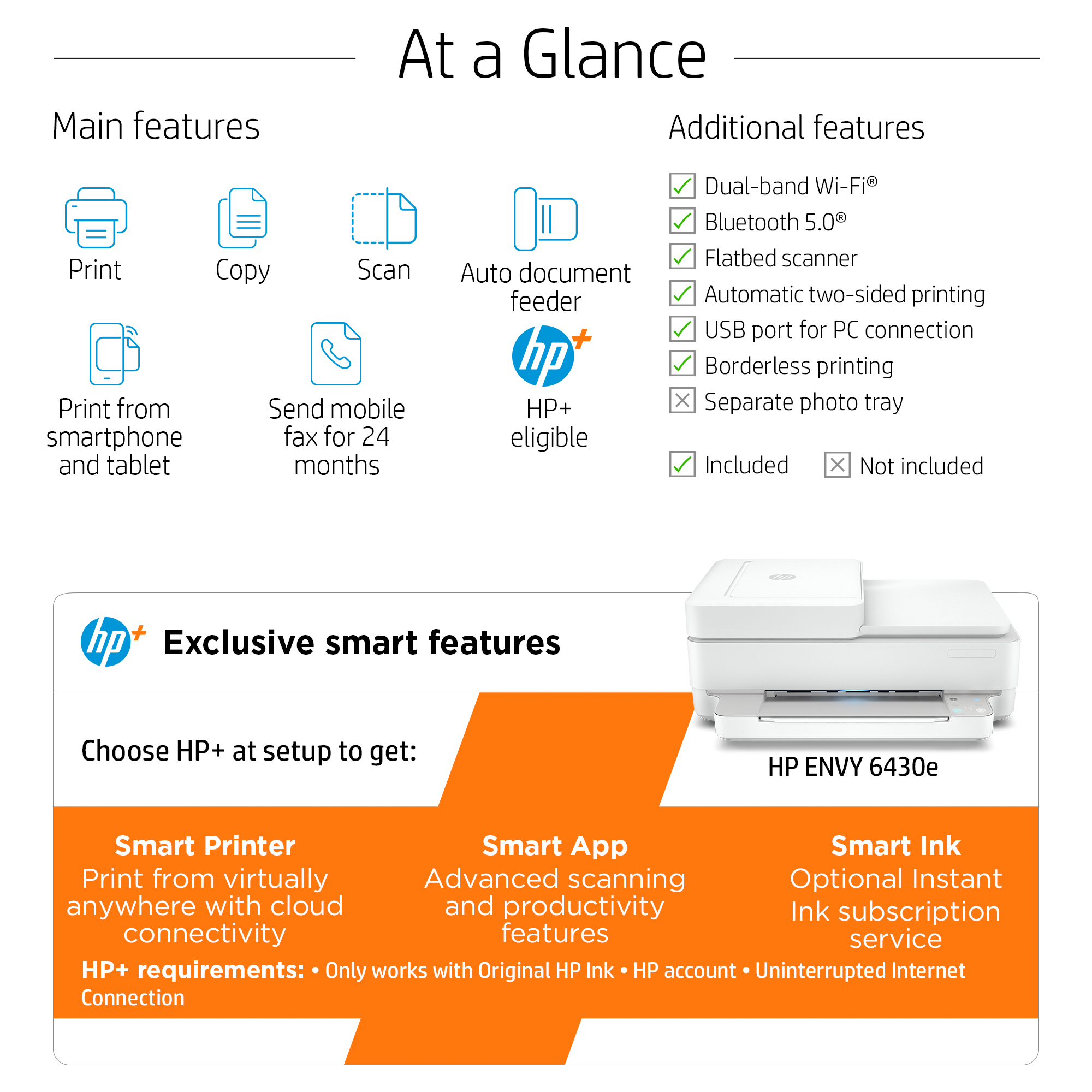HP Envy 6430e AiO Rfrbd Printer – image 4
