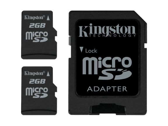 Kingston Technology 2GB microSD Twin Pack
