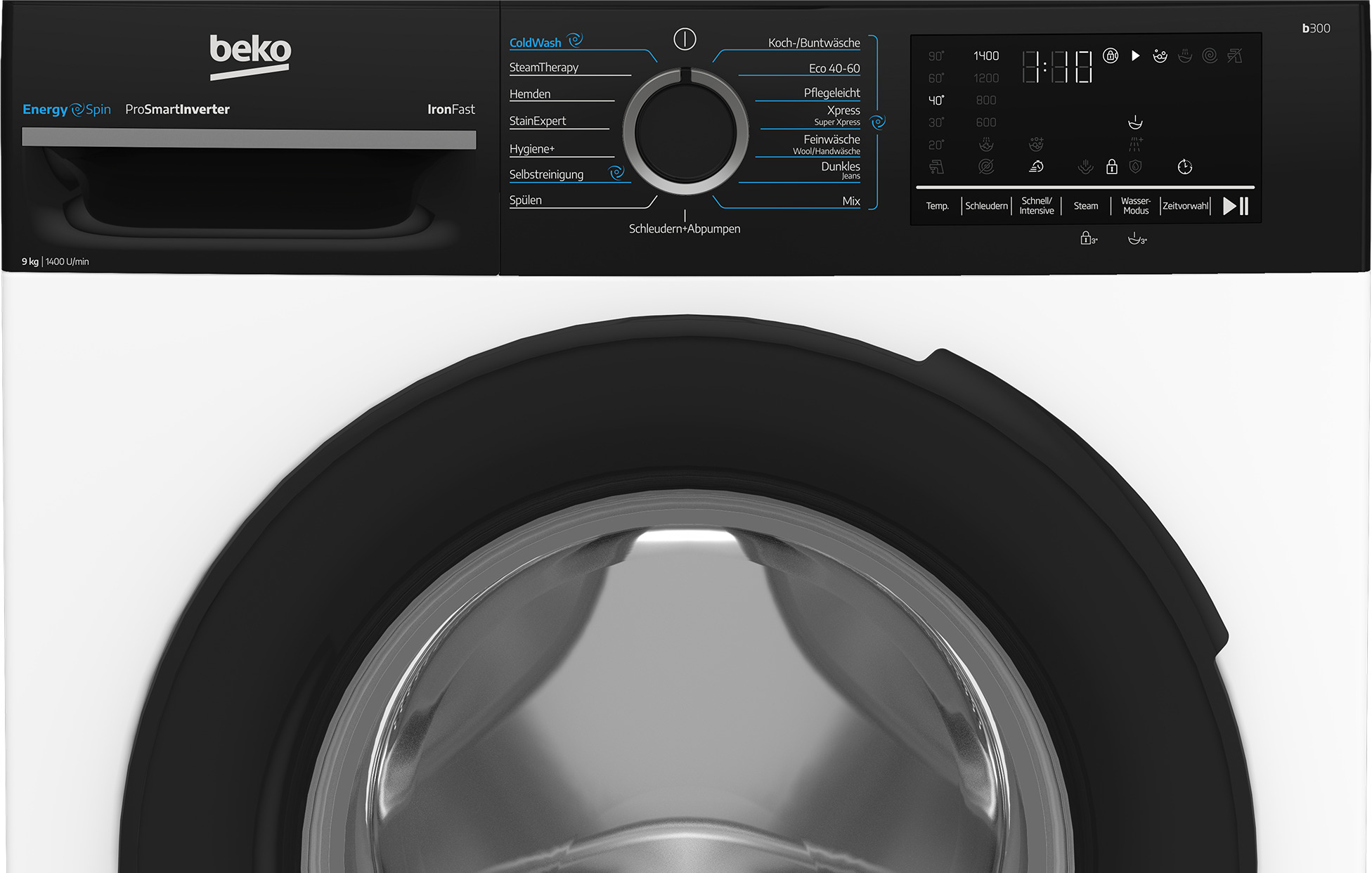 Beko b300 BM3WFU4941W washing machine Front-load – image 8