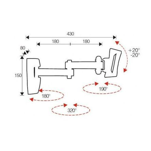 Nilox AMOM06078 TV mount/stand – image 2