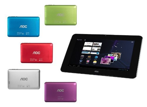 AOC MW0713 ARM 4 GB 17.8 cm (7") 0.5 GB Wi-Fi 4 (802.11n) Android Black, Red – image 2