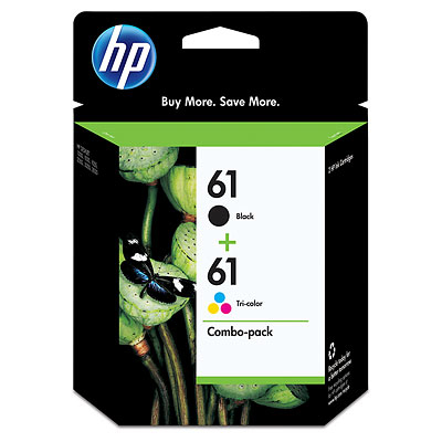 HP 61 2-pack Black/Tri-color