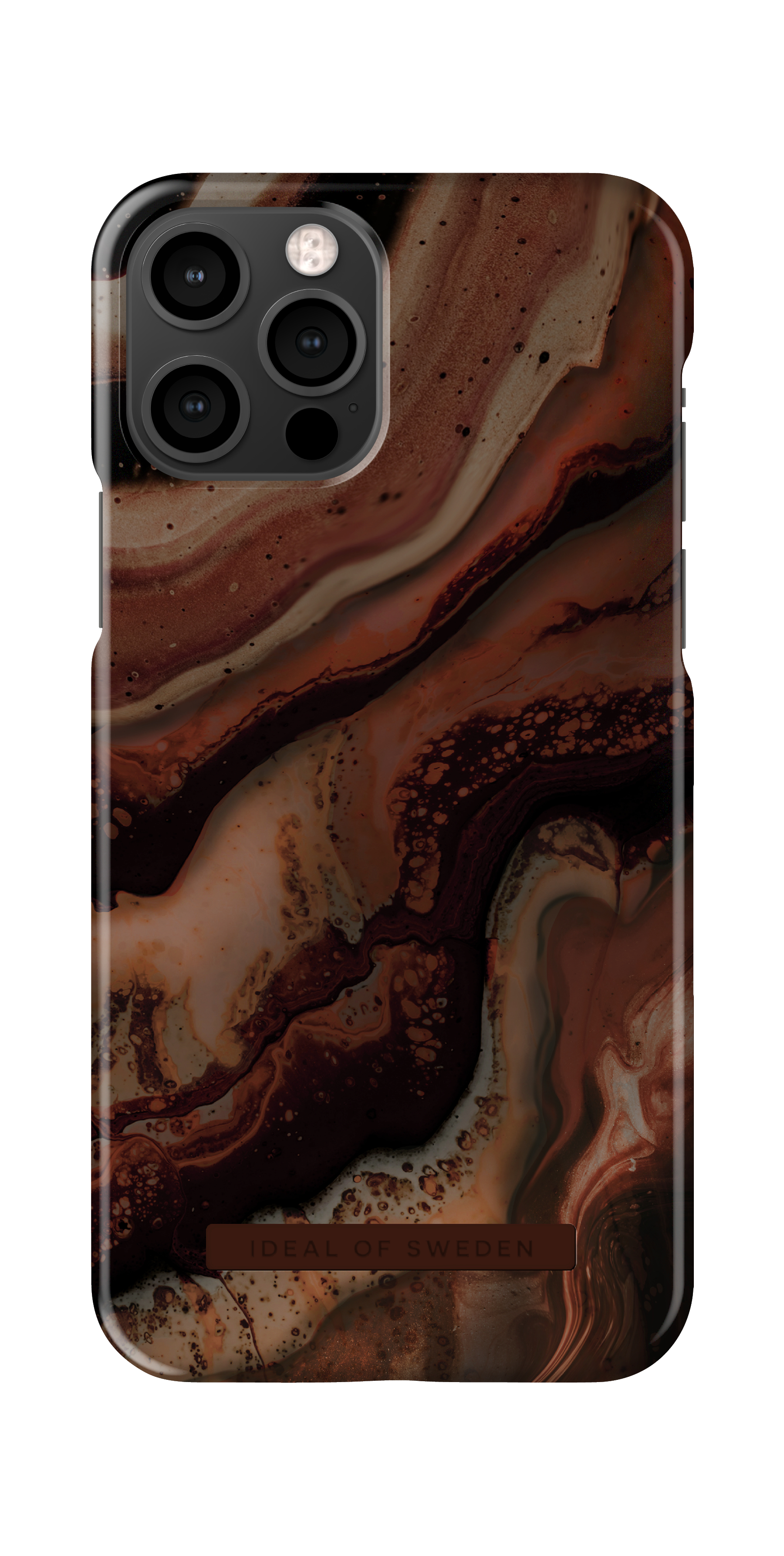 iDeal of Sweden Printed Case iPhone 12/12P Dark Amber Marble – image 5