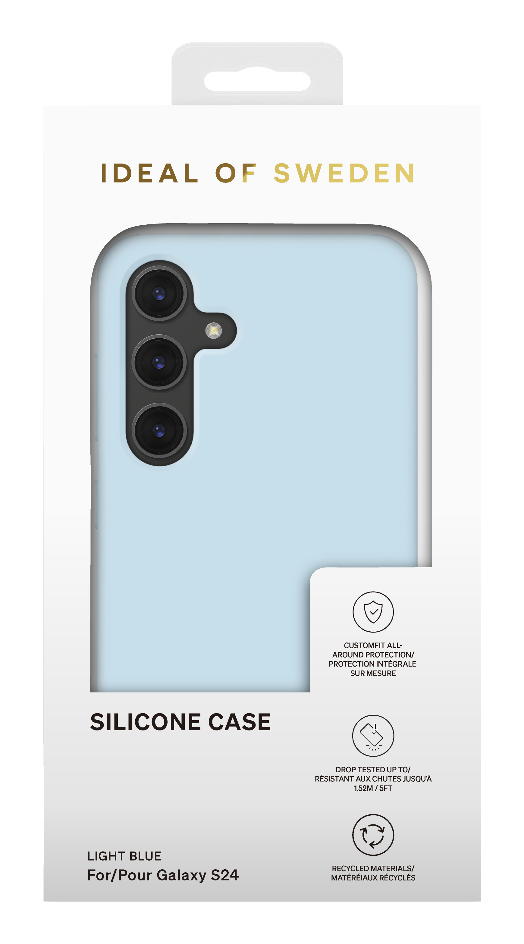 iDeal of Sweden Silicone Case Galaxy S24 / S25 Light Blue – image 4