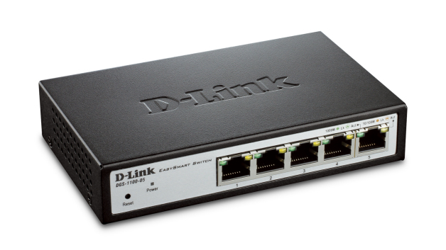 D-Link DGS-1100-05 Managed L2 Gigabit Ethernet (10/100/1000) Grey