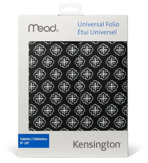 Kensington Floral Universal Case for 7 and 8” Tablets — Black/White