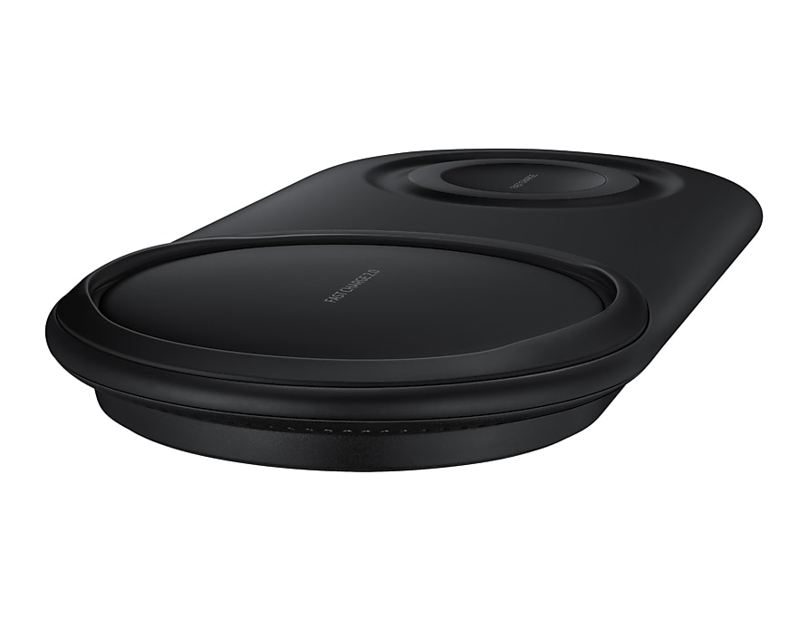 صورة شاحن لاسلكي سريع Samsung EP-P5200TBEGGB USB، 10 فولت، 1.2 متر، أسود