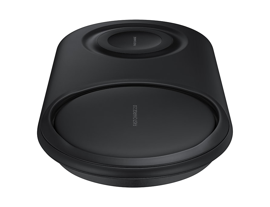 صورة شاحن لاسلكي سريع Samsung EP-P5200TBEGGB USB، 10 فولت، 1.2 متر، أسود