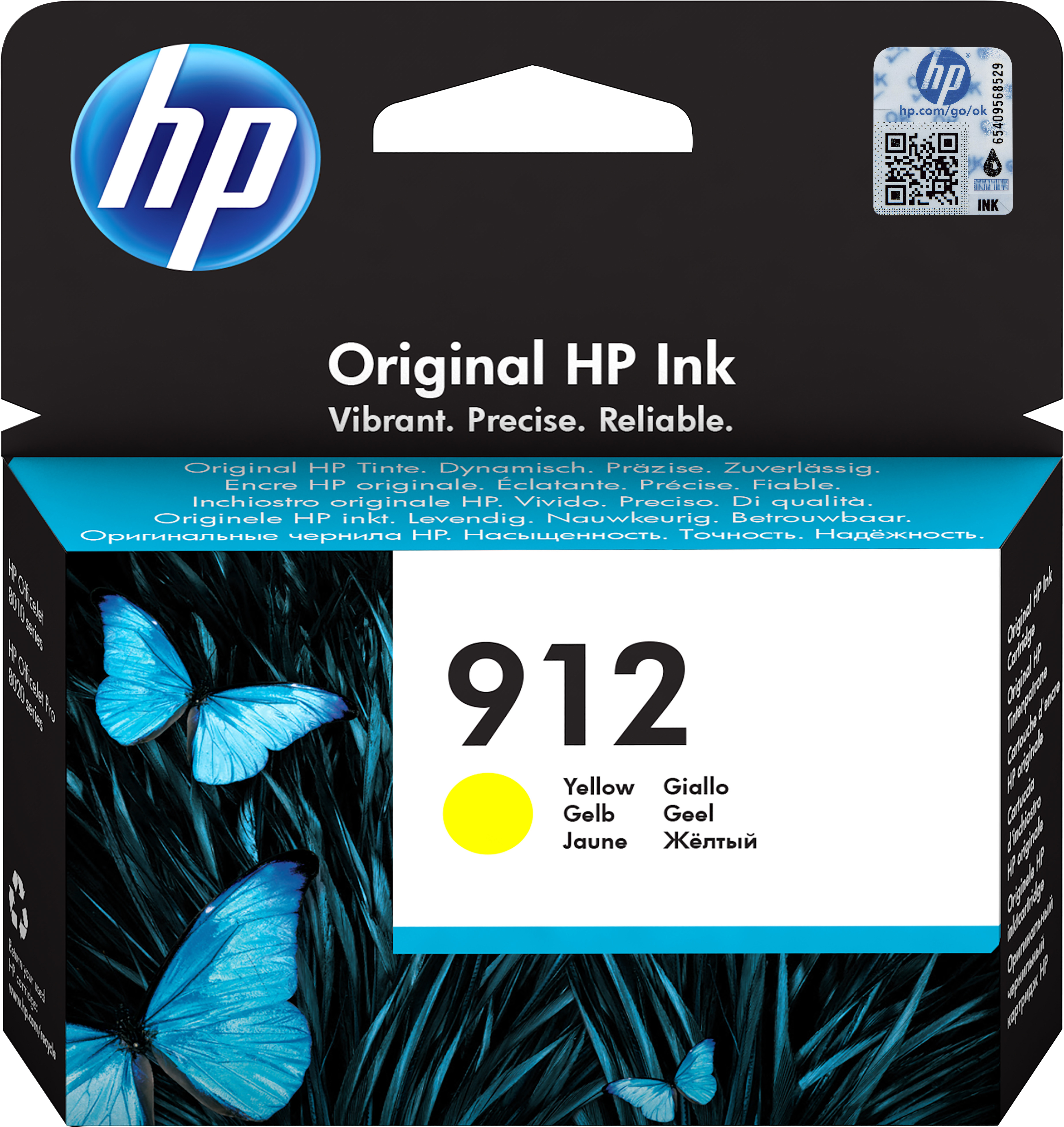 HP 912 gul original bläckpatron
