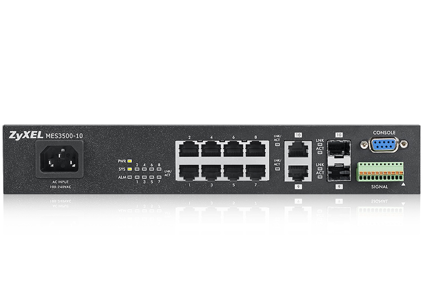 Zyxel MES3500-10 L2 Gigabit Ethernet (10/100/1000) Black – image 3