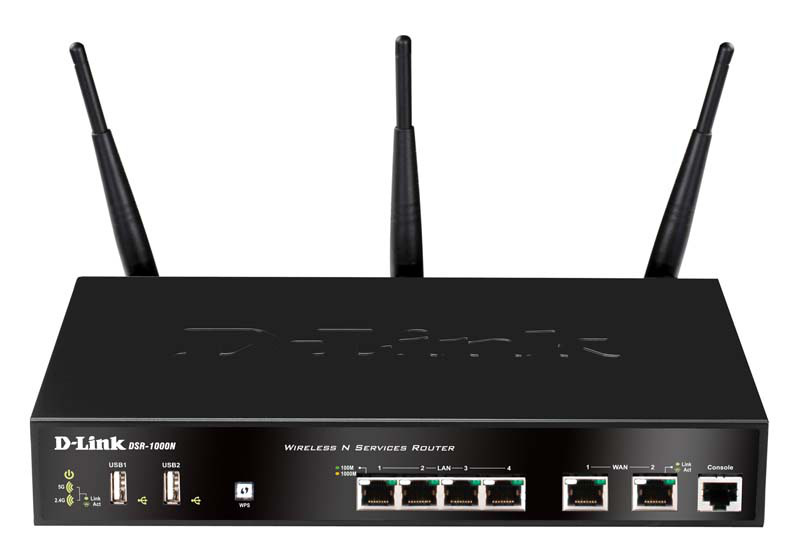 D-Link DSR-1000N wireless router Gigabit Ethernet Black – image 2
