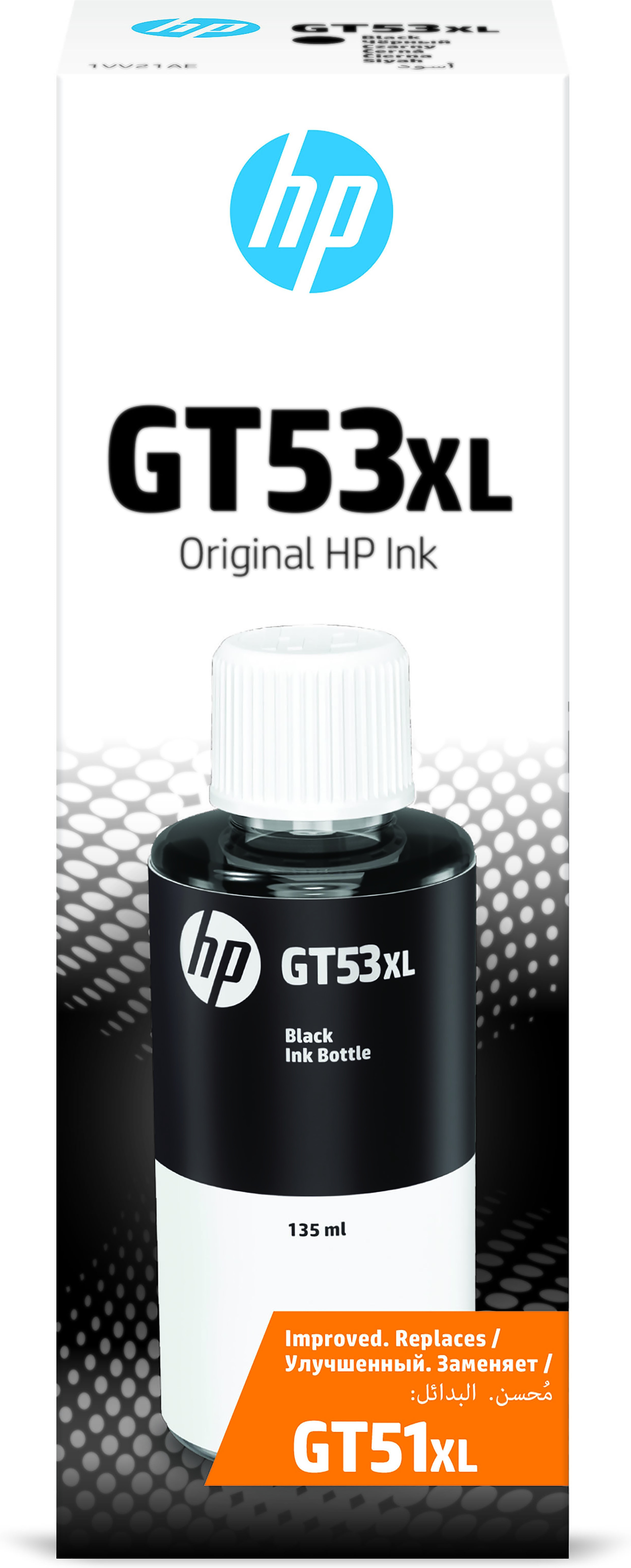 HP GT53XL 135-ml Black Original Ink Bottle