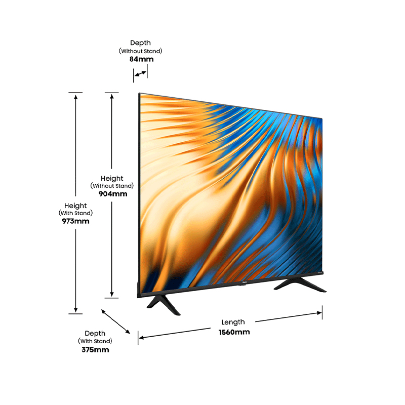 Hisense 70A6CG TV 177.8 cm (70") 4K Ultra HD Smart TV Wi-Fi Black 300 cd/m² – image 9