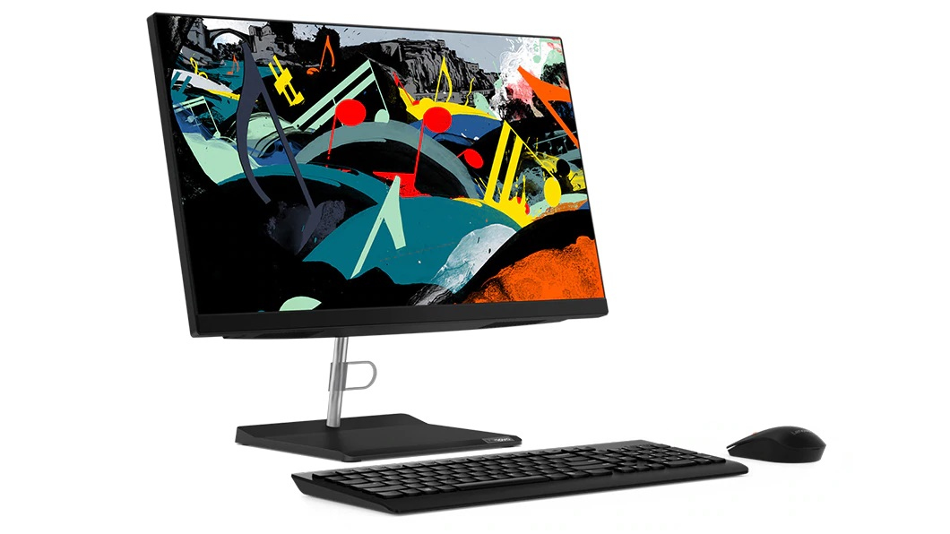 Lenovo V540 Intel® Core™ i5 i5-8265U 60.5 cm (23.8″) 1920 x 1080 pixels All-in-One PC 8 GB DDR4-SDRAM 1 TB HDD Windows 10 Home Wi-Fi 5 (802.11ac) Black image 2