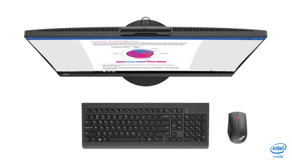 Lenovo V530 Intel® Core™ i5 i5-8400T 60.5 cm (23.8″) 1920 x 1080 pixels Touchscreen All-in-One PC 8 GB DDR4-SDRAM 256 GB SSD Windows 10 Pro Wi-Fi 5 (802.11ac) Black image 9