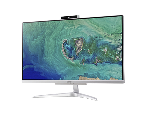 Acer Aspire C24-865 Intel® Core™ i5 i5-8250U 60.5 cm (23.8″) 1920 x 1080 pixels All-in-One PC 8 GB DDR4-SDRAM 2.25 TB HDD+SSD Windows 10 Home Wi-Fi 5 (802.11ac) Silver image 3