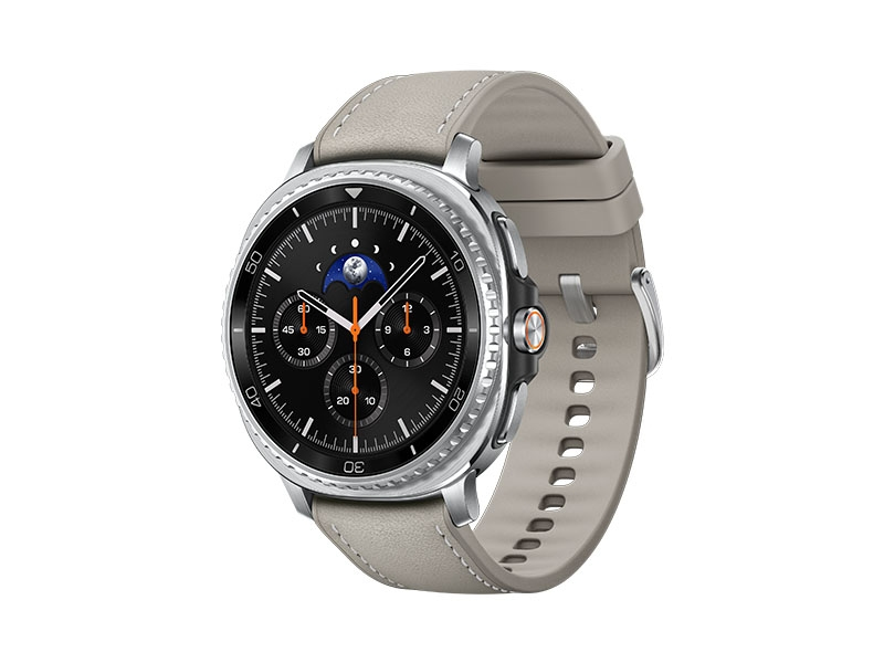 Samsung Galaxy Watch 8 Classic, Bluetooth, 46mm, Hybrid Band, Black + Hybrid Band, Taupe – image 1