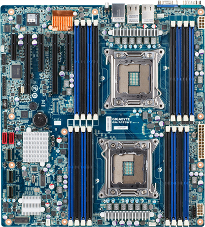 GIGABYTE GA-7PESH2 motherboard Intel® C602 LGA 2011 (Socket R) – image 2