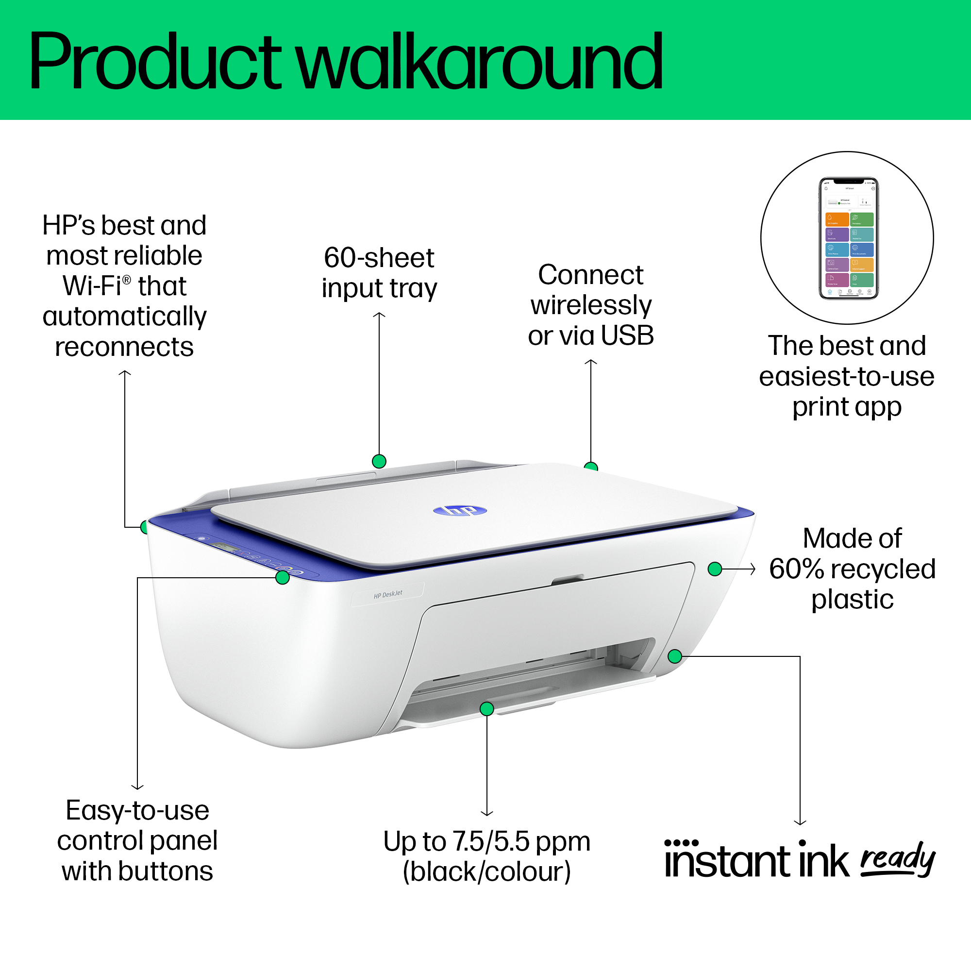 HP DeskJet 2821e All-in-One Printer – image 5