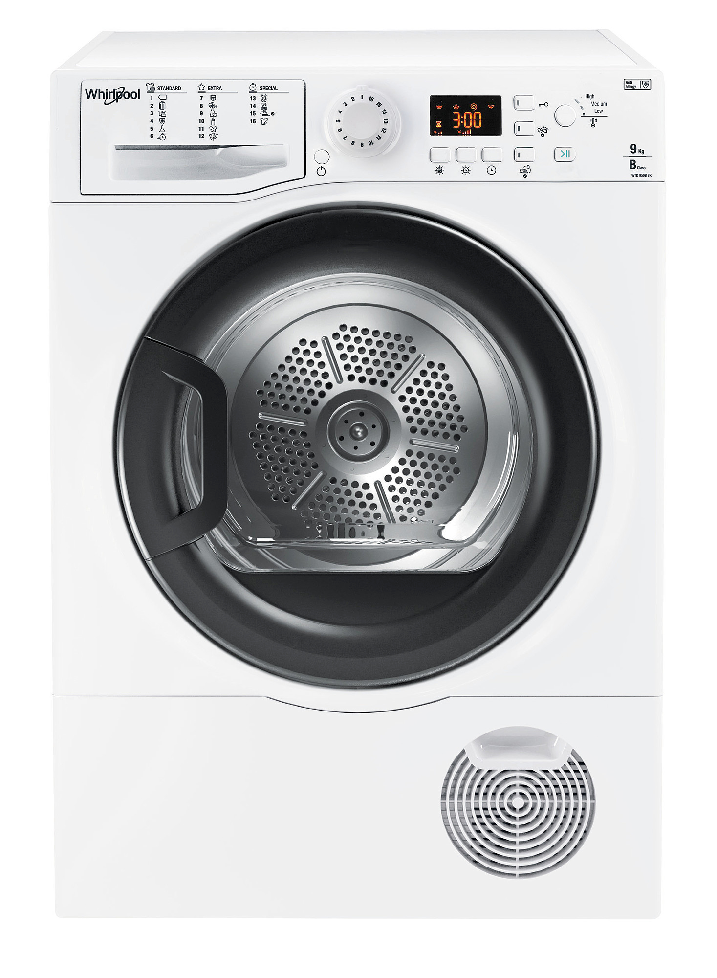 Whirlpool WTD 950B BK EU — vue 1 sur 2
