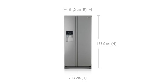 Samsung RSA1DTPE side-by-side refrigerator – image 4