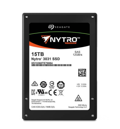 Seagate Enterprise XS15360TE70014 drives allo stato solido 15,4 TB 2.5" SAS 3D eTLC