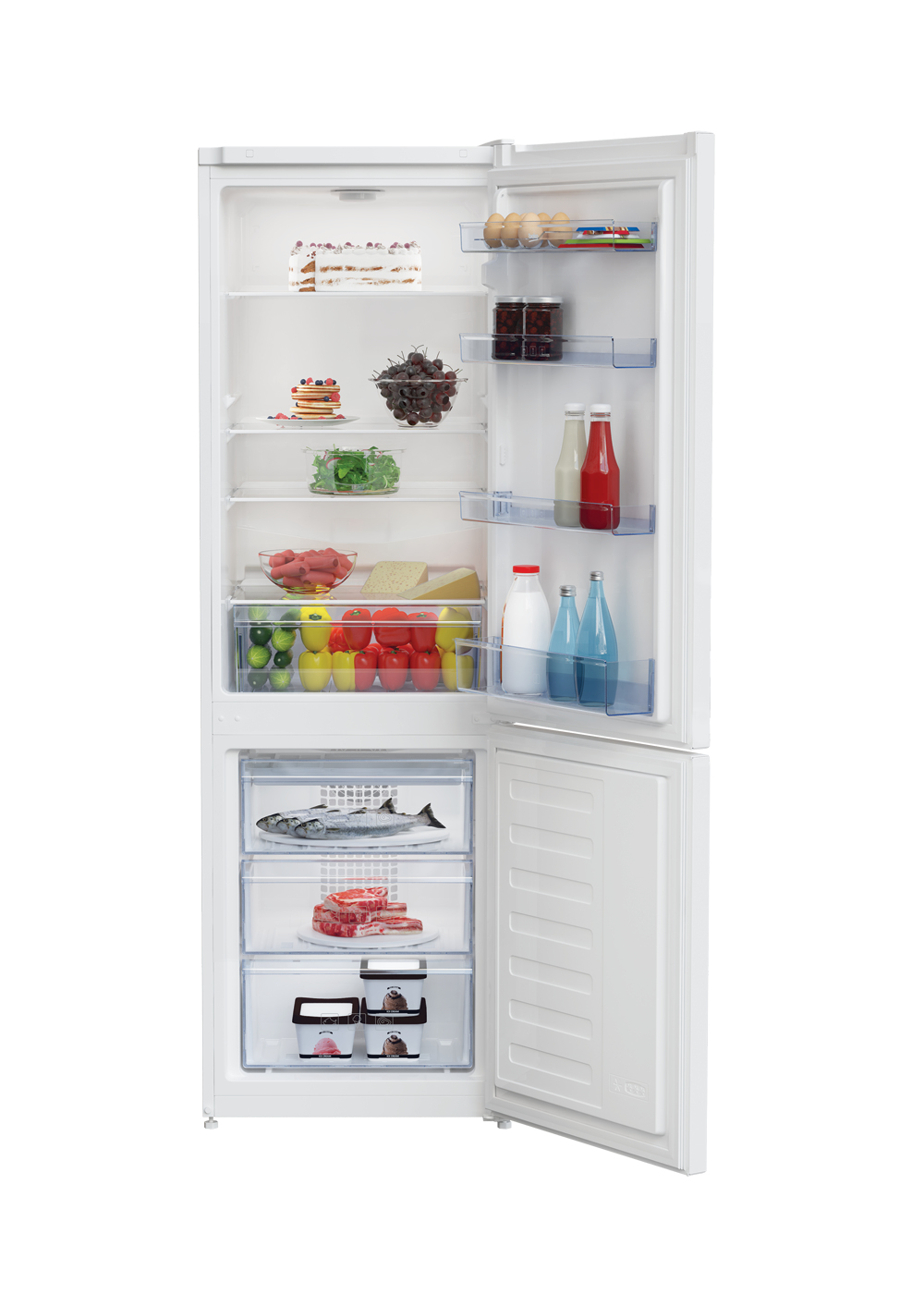 Beko CFG1571W Freestanding Frost Free Fridge Freezer with Freezer Guard – image 5