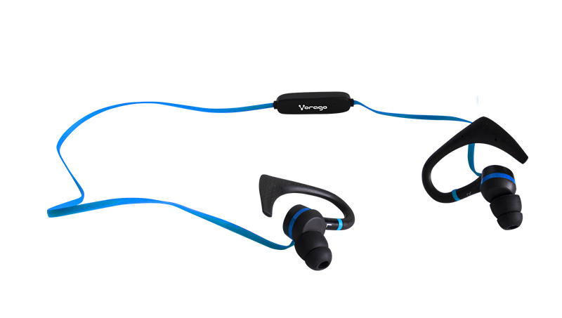Vorago esb-301 auriculares inalámbrico gancho de oreja, dentro de oído deportes microusb bluetooth negro, azul