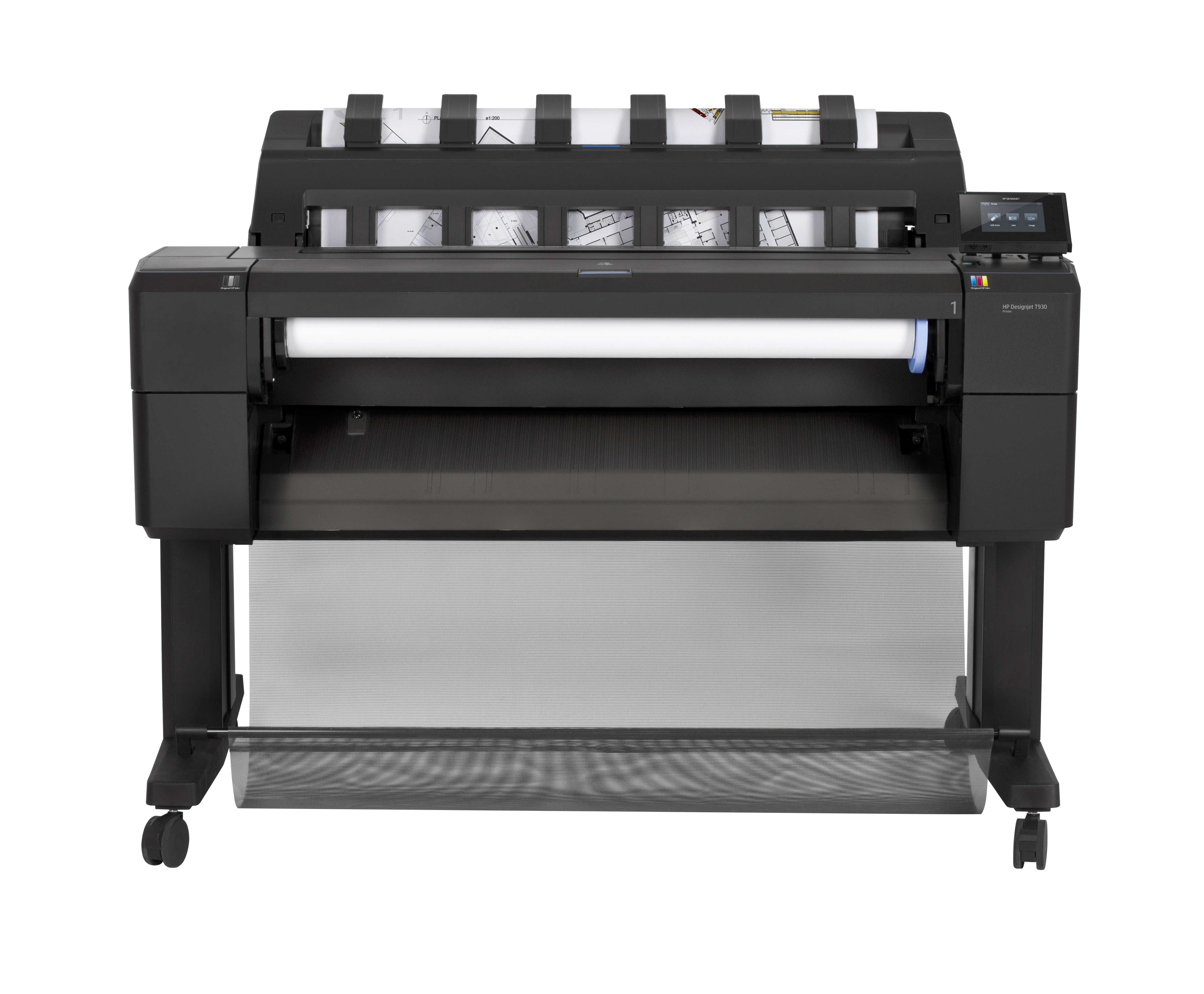 HP Designjet T930 storformatskrivare Termisk bläckstråle Färg 2400 x 1200 DPI A0 (841 x 1189 mm)