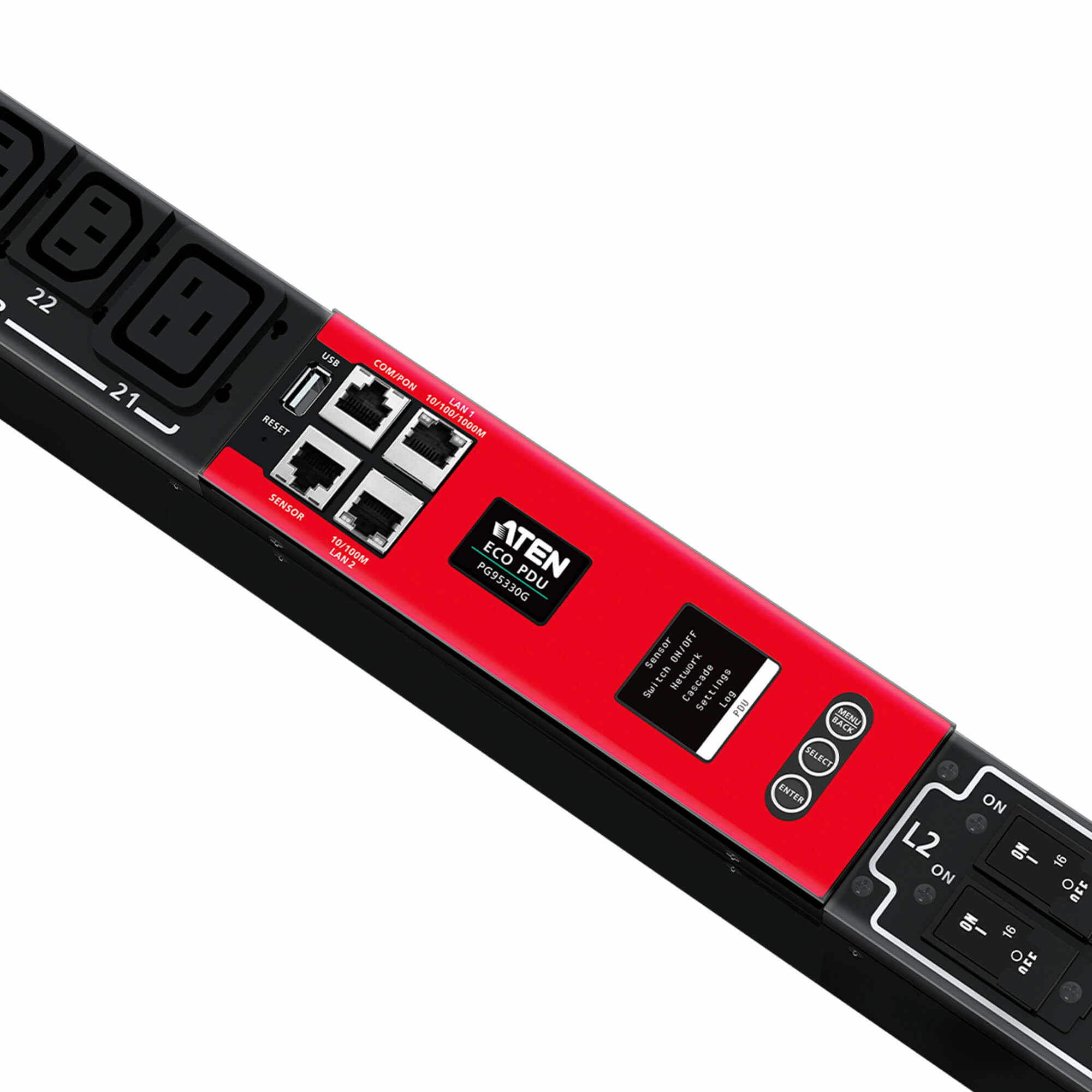 ATEN 32A 30-Outlet 3Phase Metered PDU + Free Eco PDU Manager Software – image 3