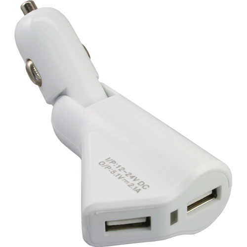 InLine 31501I mobile device charger GPS, Mobile phone, MP3, MP4, Tablet White USB Auto – image 1