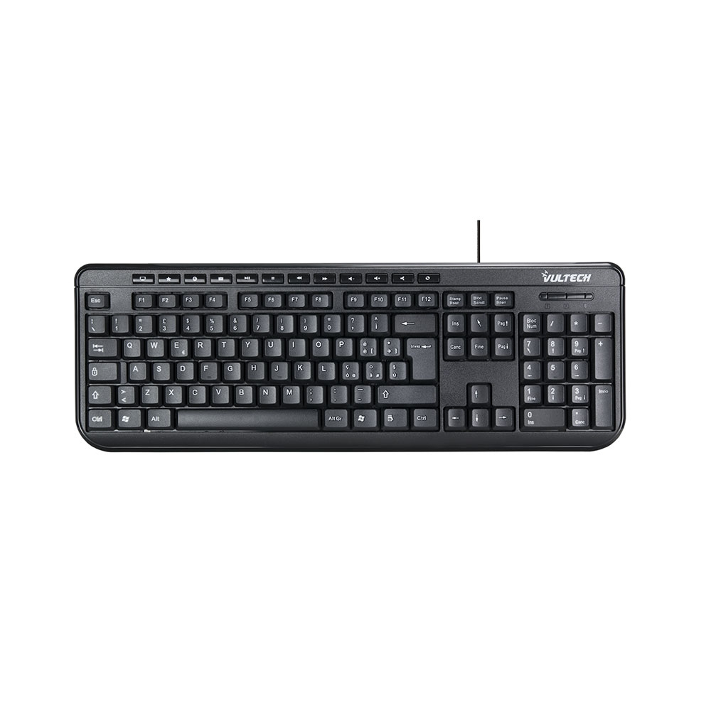 Vultech KEY-613M keyboard Home USB Italian Black
