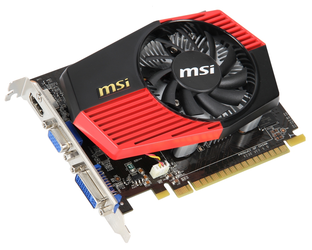 MSI V230-232R graphics card NVIDIA GeForce GT 430 – image 2