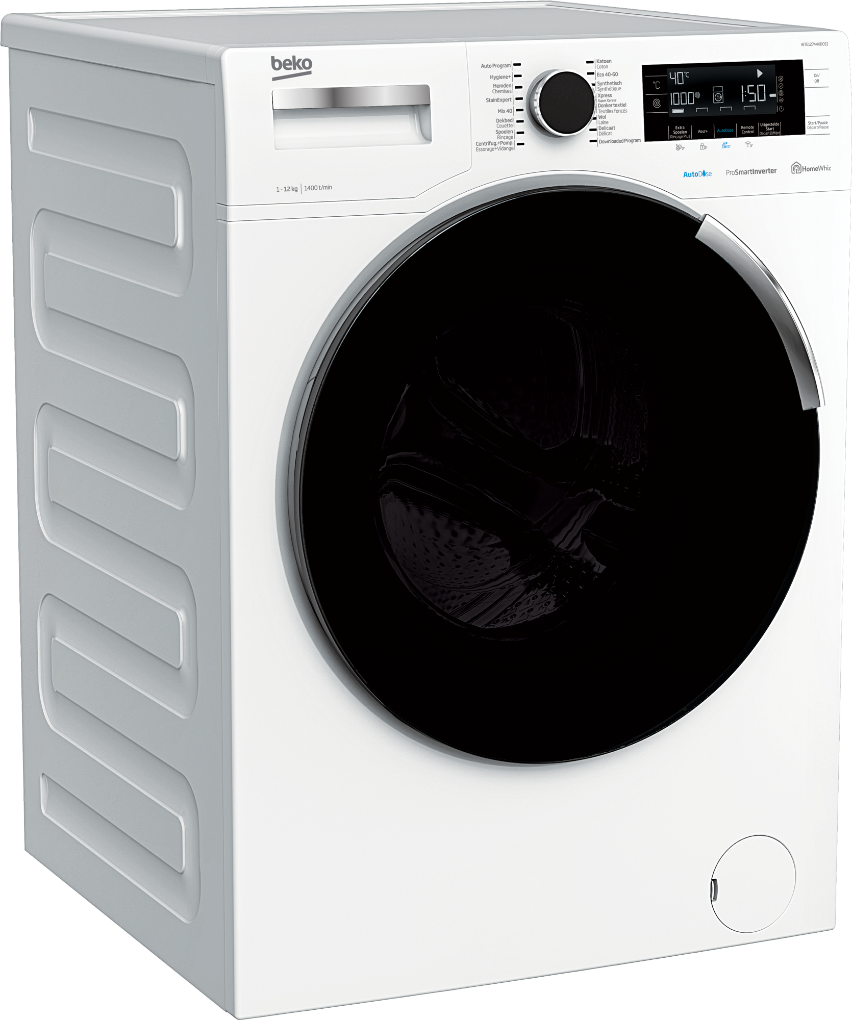 Beko WTE12744XDOS1 washing machine Front-load – image 2