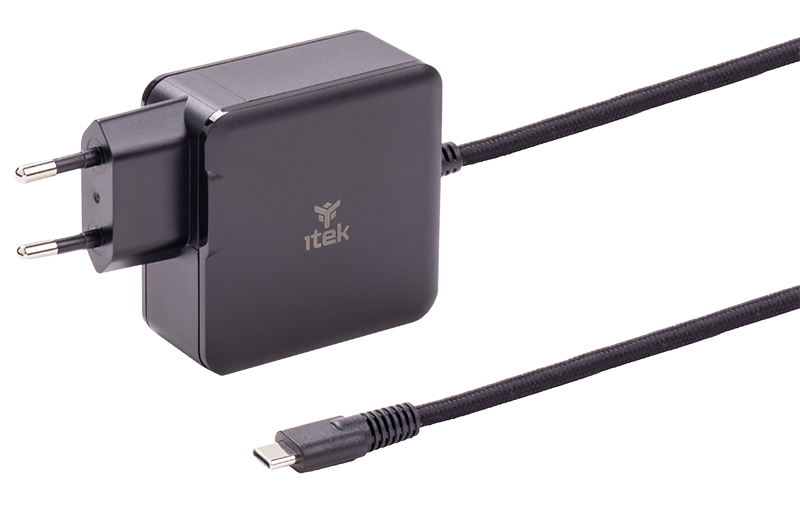 itek ITNBACWB065 mobile device charger Laptop Black AC Fast charging Indoor – image 1