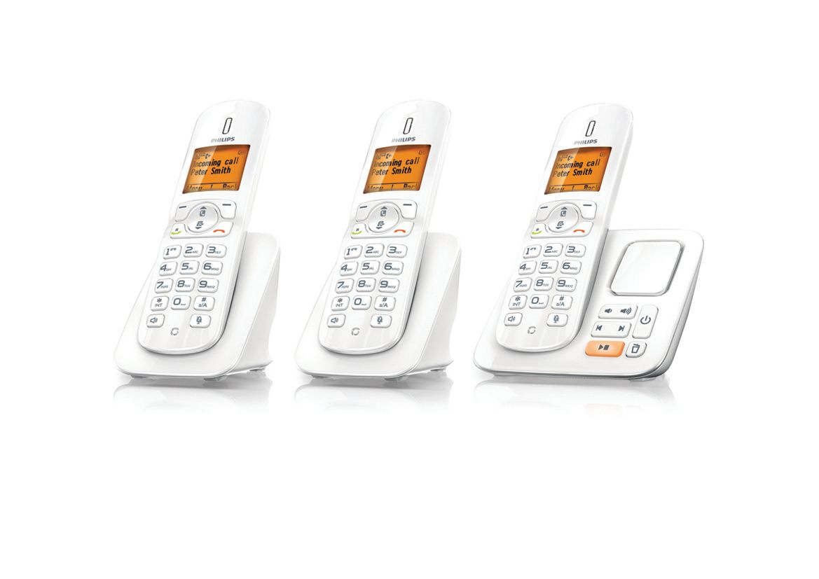 Philips Perfect sound Cordless phone with answering machine CD2853W/GB – image 1