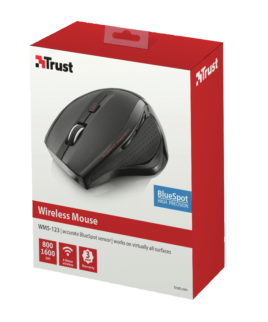 Trust WMS-123 mouse Right-hand RF Wireless 1600 DPI – image 4