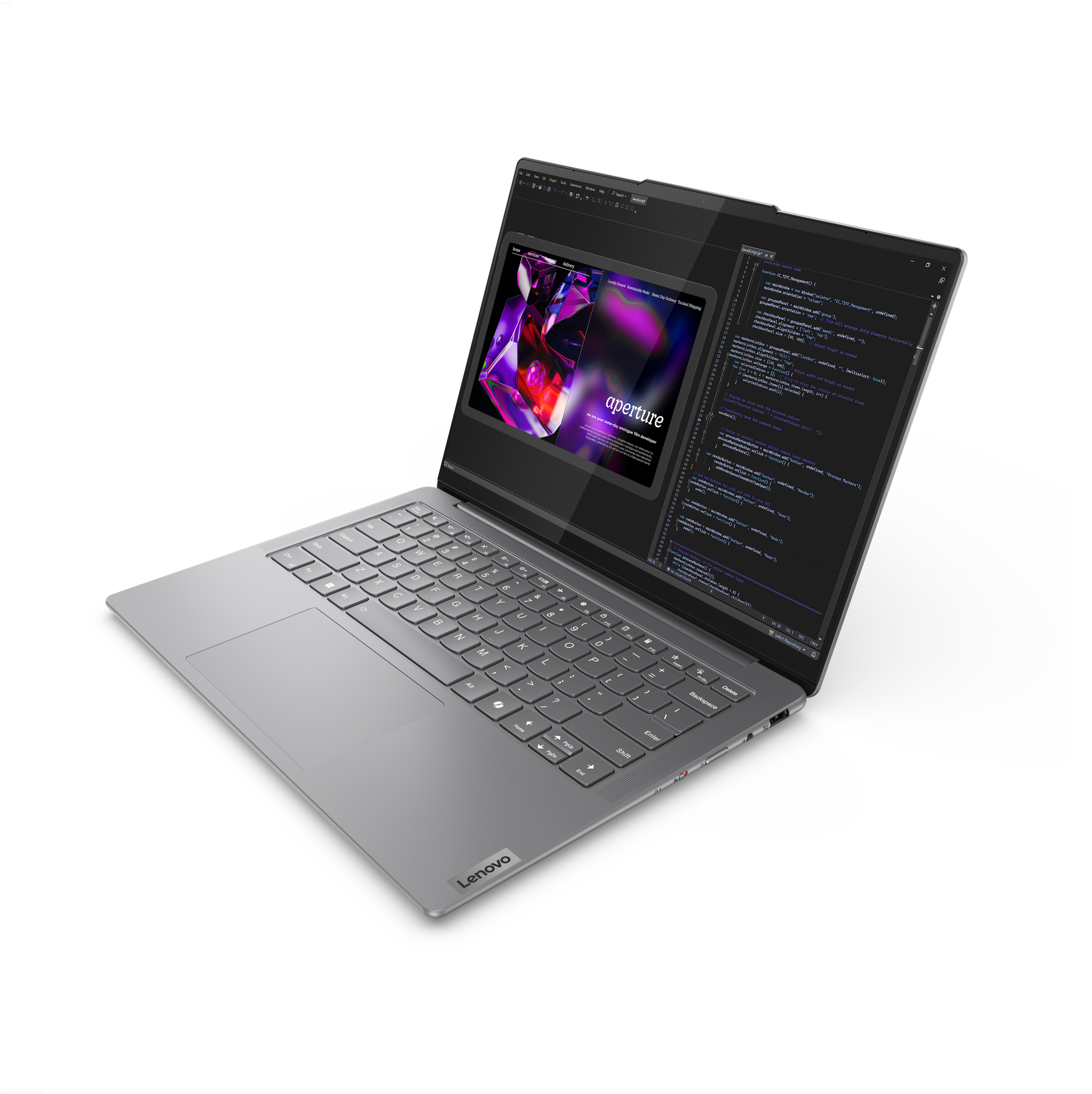 Portátil - Lenovo Yoga Slim 7 14IMH9, 14" WUXGA OLED, Intel® Evo™ Edition Core™ Ultra 155H, 32GB RAM, 1TB SSD, Arc™ Graphics, Windows 11 Home - imagen 14